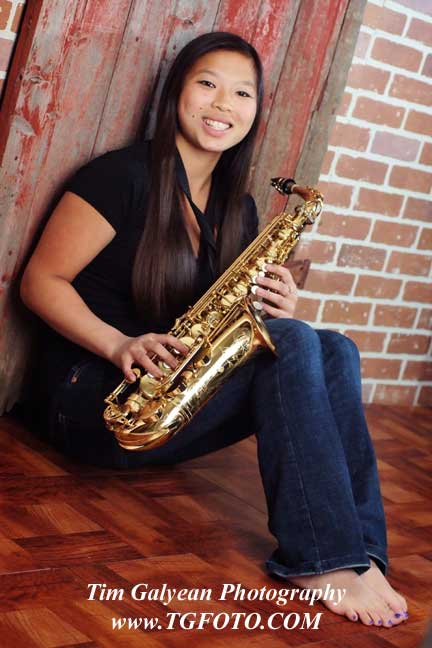 Band senior pictures blue valley